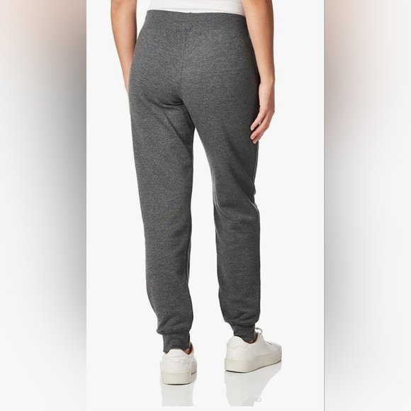 Champion Womens Powerblend Joggers, Script Logo - Grey - Picture 2 of 2